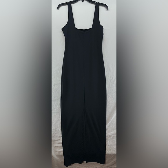 Good American Women's Scuba Modern Tank Maxi Dress Black Size 2 Medium - Picture 2 of 9
